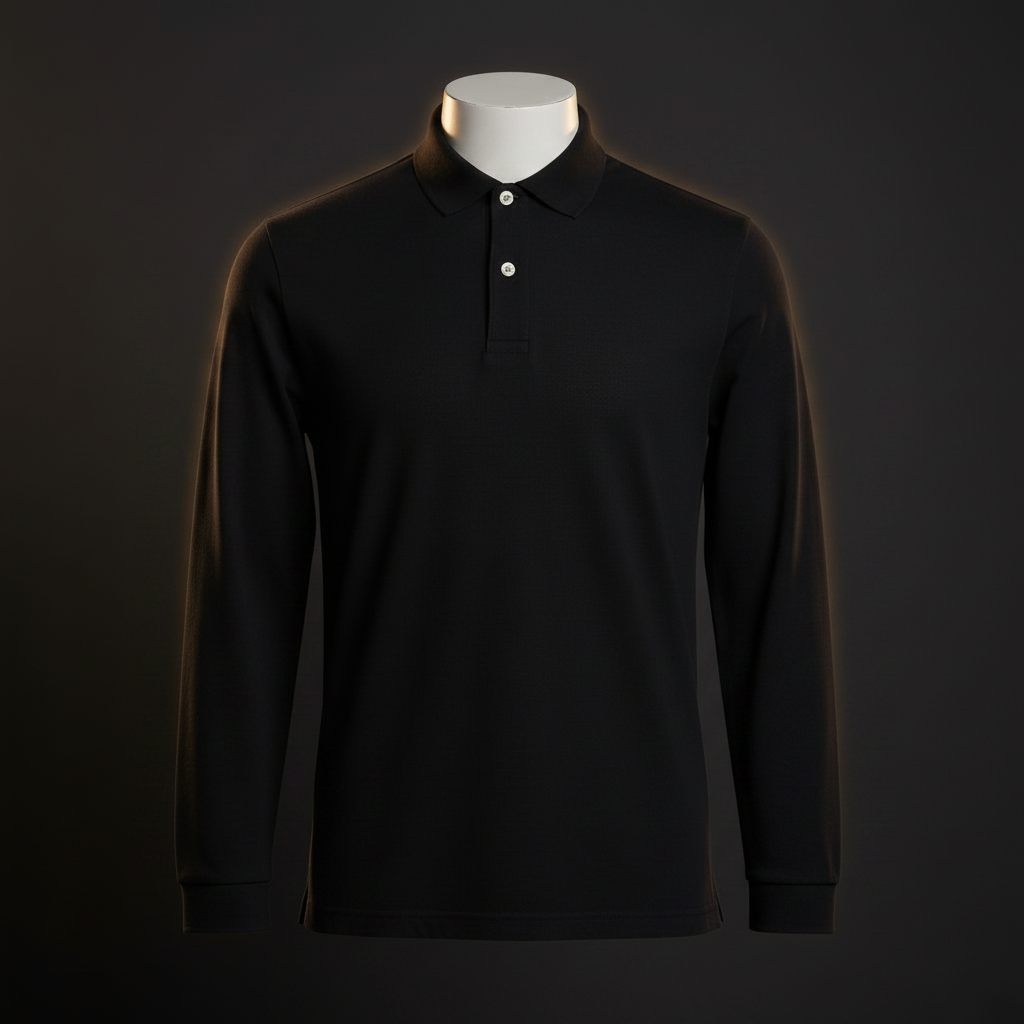 Polo negro premium